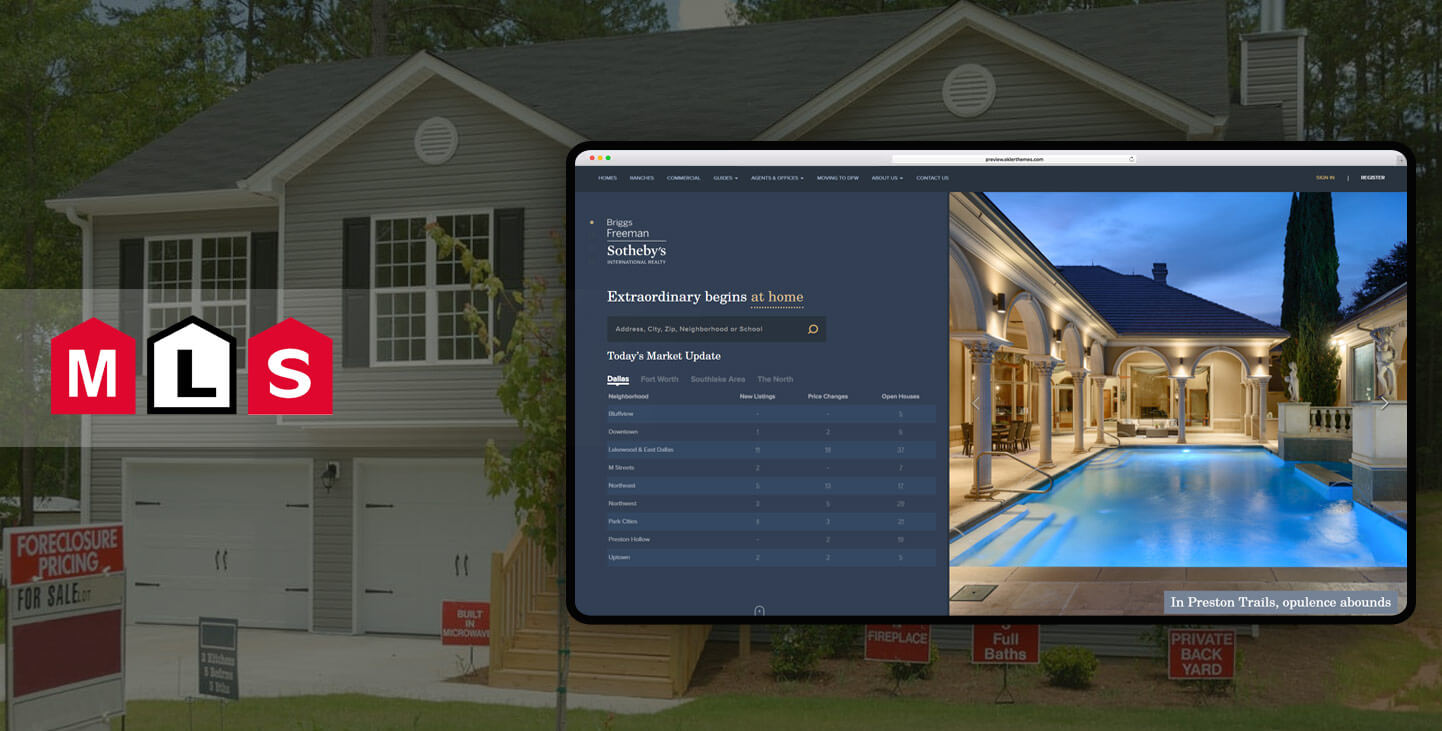 MLS Website Development for Dallas, Texas Real Estate Company