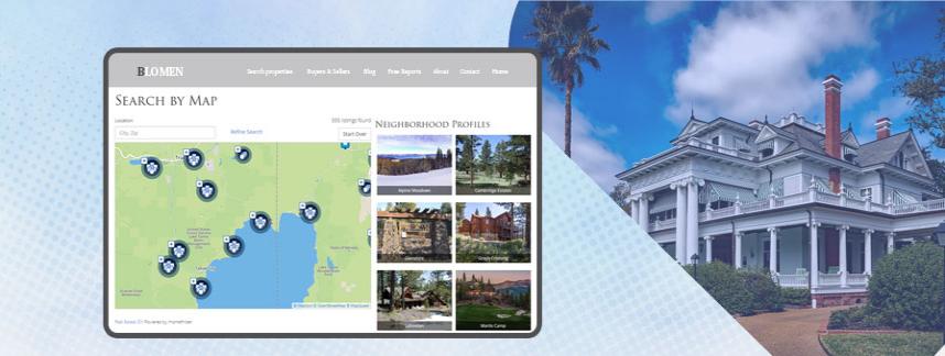 Real estate Agent website design